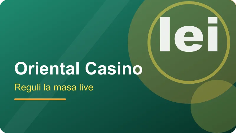 Oriental Casino – Statisticile de la Oriental Casino România Statisticile de la Oriental Casino România – ilustrație pentru secțiunea Oriental Casino