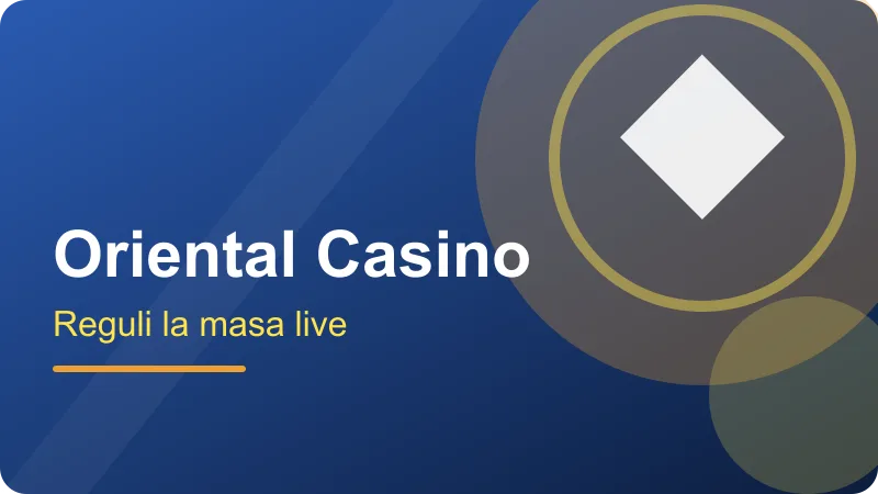 Oriental Casino – Chatul cu dealerul Chatul cu dealerul – ilustrație pentru secțiunea Oriental Casino