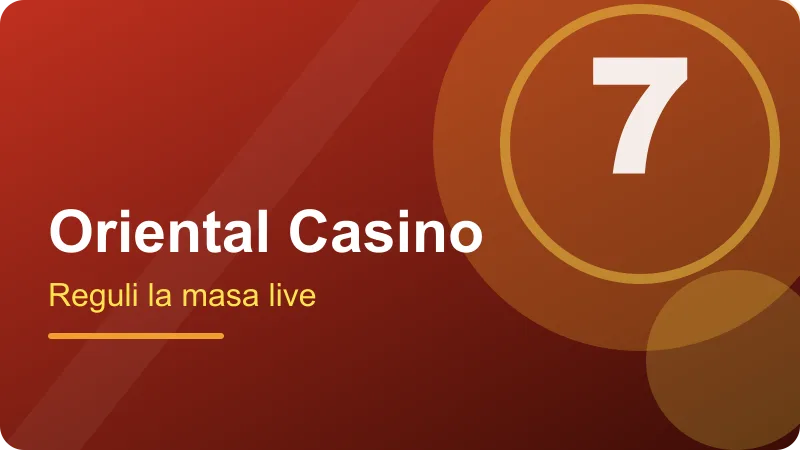 Oriental Casino – Joc responsabil: pauze și limite la mesele live Joc responsabil: pauze și limite la mesele live – ilustrație pentru secțiunea Oriental Casino